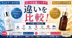 チェルラーホワイトとチェルラーブリリオの違い